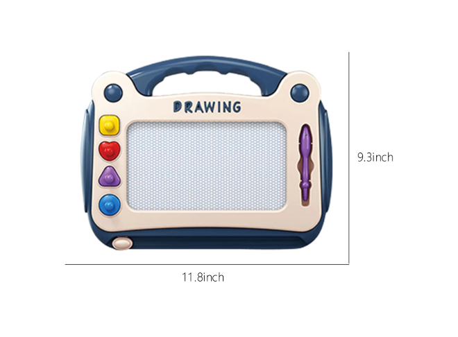 Children's Magnetic Drawing Board with Detachable Legs
