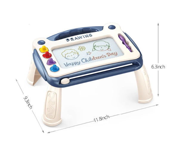 Children's Magnetic Drawing Board with Detachable Legs