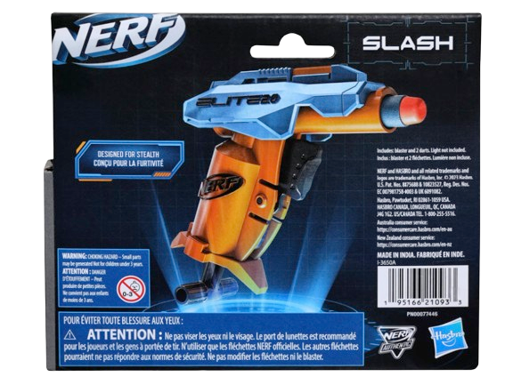 Nerf Elite 2.0 Slash Blaster with 2 Official Nerf Darts