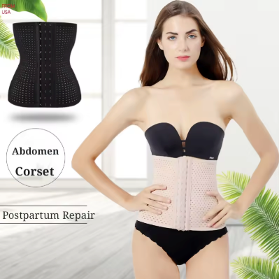 Breathable Waist Trainer Corset Belt – Slimming Workout Body Shaper
