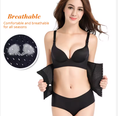 Breathable Waist Trainer Corset Belt – Slimming Workout Body Shaper