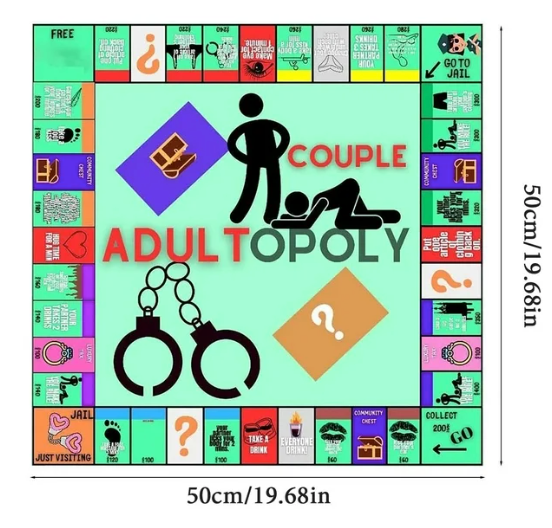 Couples Adult-Opoly Board Game