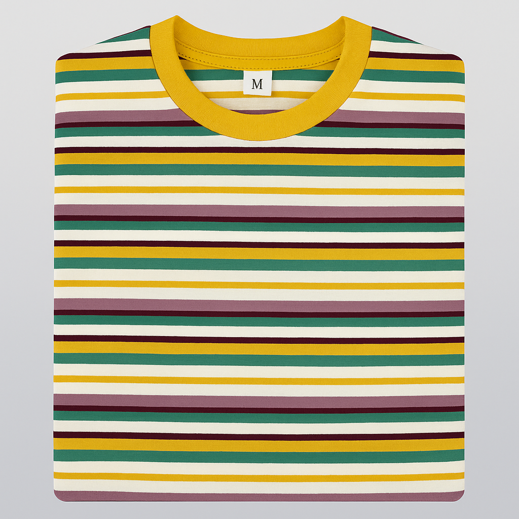 Children’s Cotton Stripe T-Shirt, Multiple Colors, SIZE 2T-5T