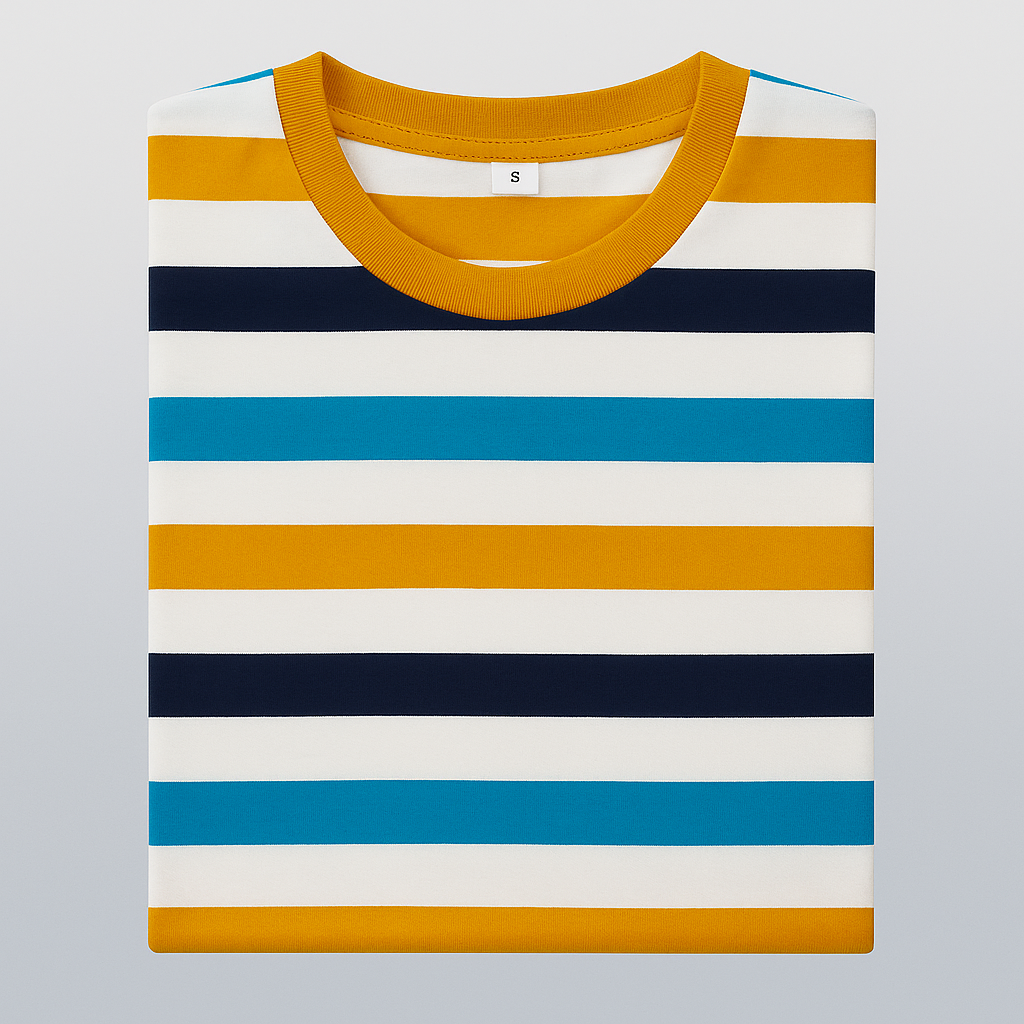 Children’s Cotton Stripe T-Shirt, Multiple Colors, SIZE 2T-5T