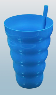 Sip-A-Tumbler – 22 oz. Spiral Cup with Lid and Straw