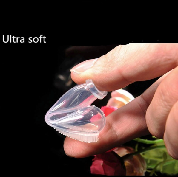 Soft Silicone Finger Toothbrush for Dogs, 2 Count