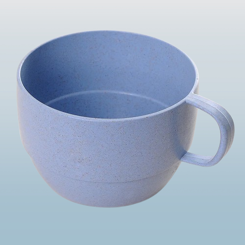 Wheat Straw Plastic Cup with Handle