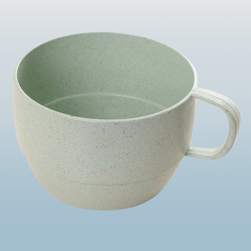 Wheat Straw Plastic Cup with Handle