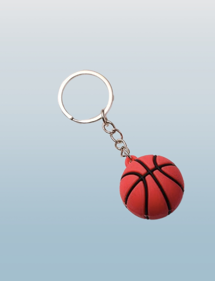3D Sports Ball Keychain