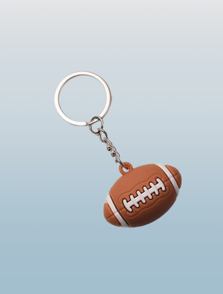 3D Sports Ball Keychain