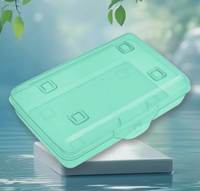Sterilite Flat Top Pencil Box – Durable Plastic Storage Case for School & Office Supplies