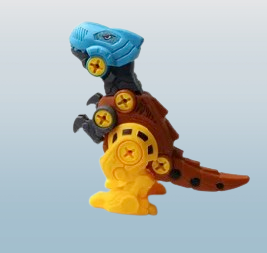 Take Apart Dinosaur Toy in an Egg Surprise