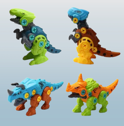 Take Apart Dinosaur Toy in an Egg Surprise