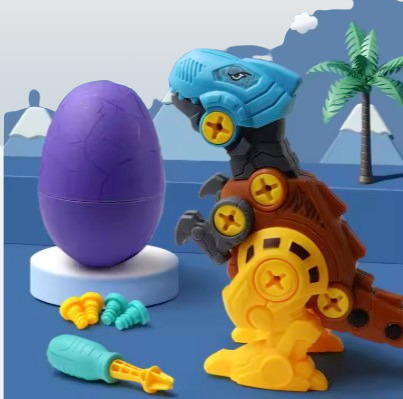Take Apart Dinosaur Toy in an Egg Surprise