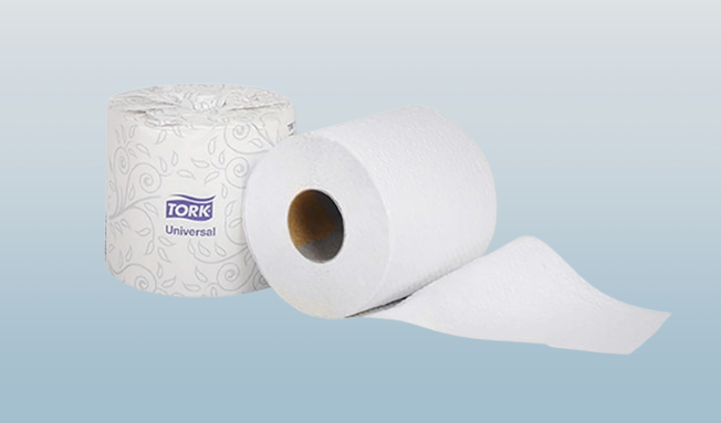 2-Ply Toilet Paper, White, 12 Pack