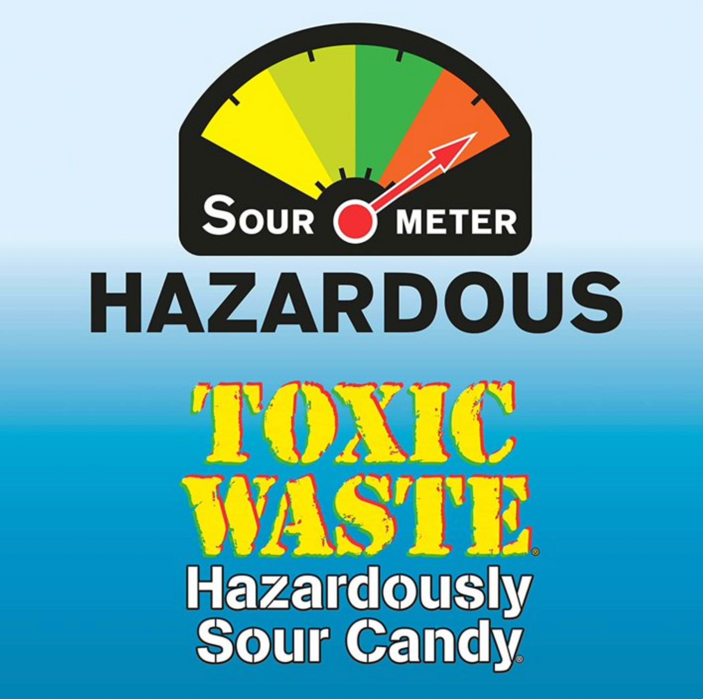 Toxic Waste Super Sour Candy Yellow Drum