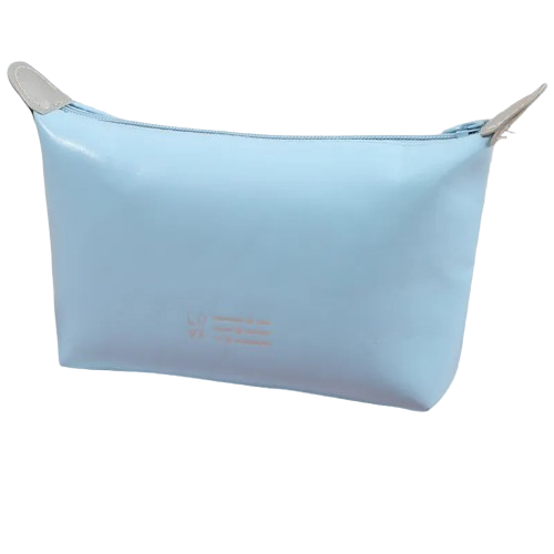 Safe Haven & CO Travel Fashion Dumpling Makeup Bag – Soft Silicone Cosmetic Pouch, Assorted Colors