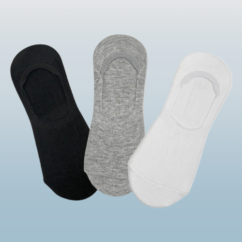 Women Pure Cotton Non-Slip Breathable Low-Cut Boat Socks