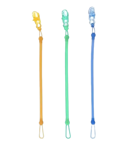 Silicone Baby Pacifier with Chain and Carrying Case