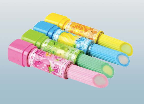 2-Pack Lipstick-Shaped Fruit Scented Erasers