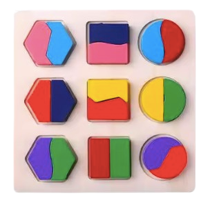 Wooden Shape Sorting Blocks – Early Learning Educational Toy