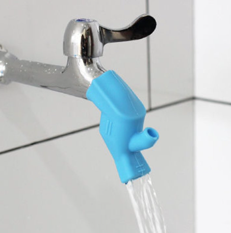 High Elastic Portable Two-Way Silicone Water Tap Extender for Sink Spouts & Travel Use