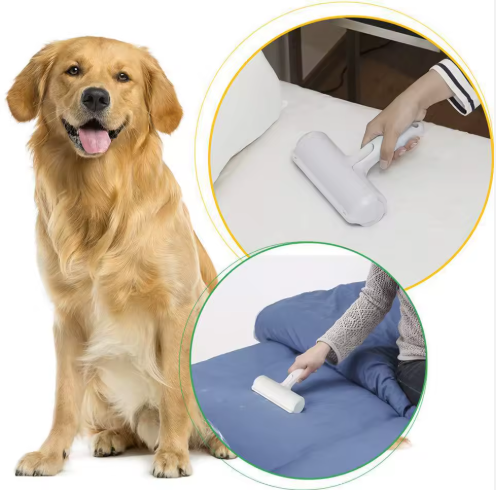 Pet Hair Remover Roller Brush – Reusable Lint Cleaner for Pets