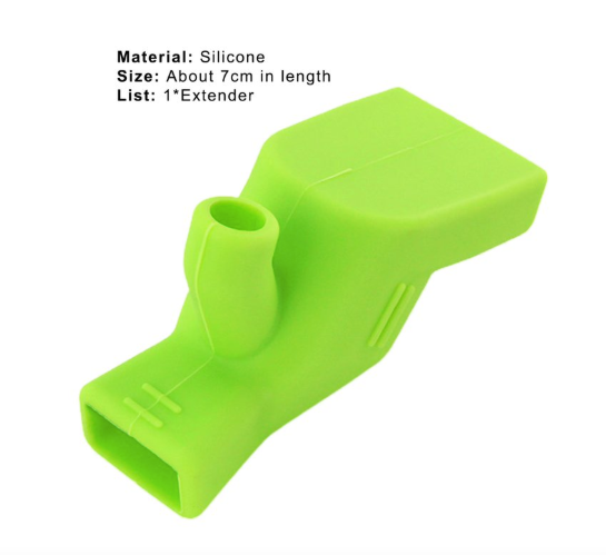High Elastic Portable Two-Way Silicone Water Tap Extender for Sink Spouts & Travel Use