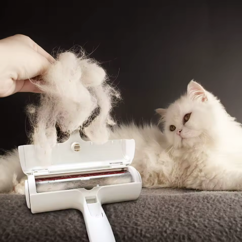 Pet Hair Remover Roller Brush – Reusable Lint Cleaner for Pets