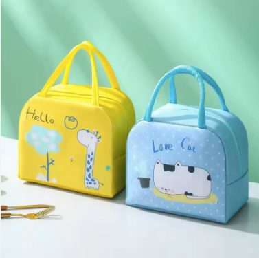 Portable Insulated Lunch Bags for Kids ā Cute Animal Designs, Reusable Bento Tote