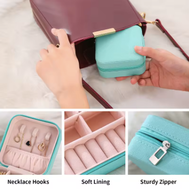 Mini Travel Jewelry Storage Box