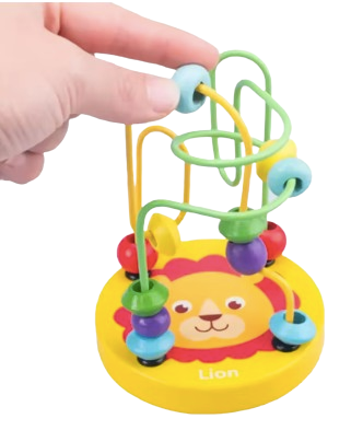 Wooden Bead Maze Educational Activity Toy