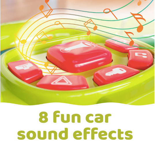 Baby’s First Steering Wheel – Interactive Musical Toy