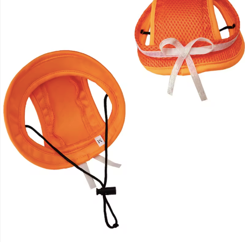 Adjustable Breathable Mesh Pet Baseball Cap with Ear Holes