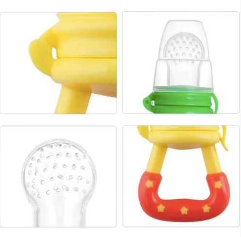 Baby Fruit Feeder & Teether Pacifier Multi-functional Teething Relief Silicone BPA-Free