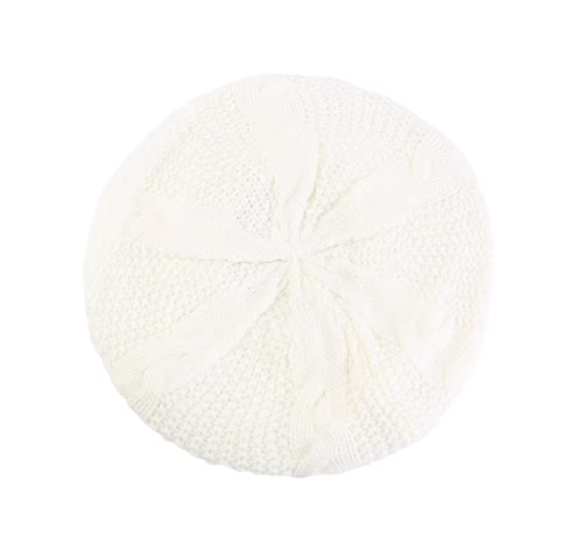 Knitted Winter Beret Beanie Hat
