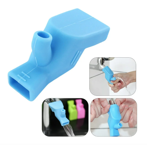 High Elastic Portable Two-Way Silicone Water Tap Extender for Sink Spouts & Travel Use