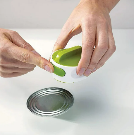 Ergonomic Safety Can Opener – Smooth Edge Manual Design