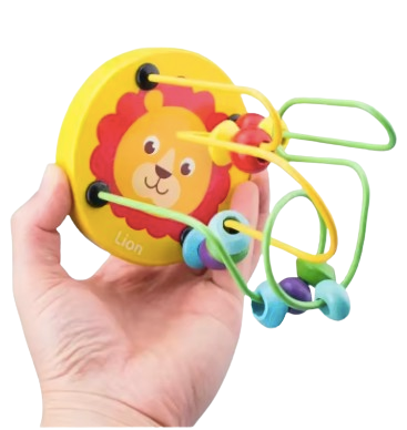 Wooden Bead Maze Educational Activity Toy