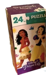 Kids 24-Piece Puzzle – Princess, Spidey, Trolls & Firebuds