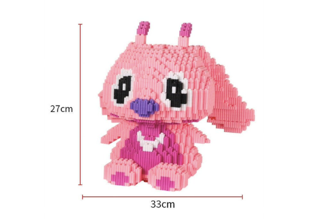 Creative Mini 3D Stitch & Angel Building Blocks Toy – Colorful DIY Model Set for Kids