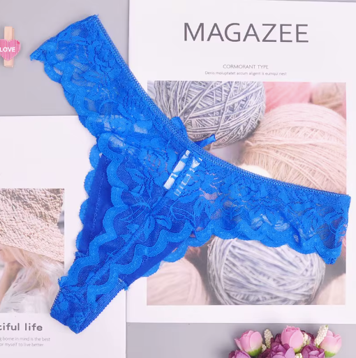 Women's Seamless Lace Bikini Underwear – Lightweight & Breathable