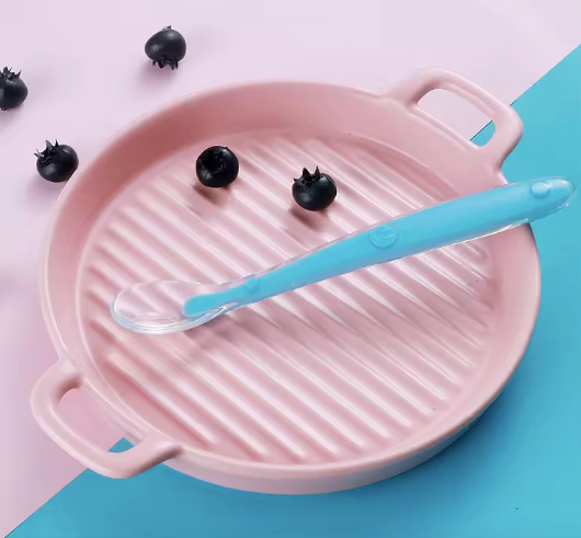 Babies Soft Silicone Training Spoon - 2 Pack