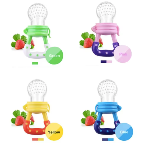 Baby Fruit Feeder & Teether Pacifier Multi-functional Teething Relief Silicone BPA-Free