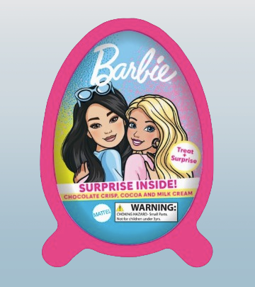 2-Pack Barbie Fun Surprise Egg Candy