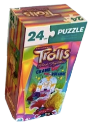 Kids 24-Piece Puzzle – Princess, Spidey, Trolls & Firebuds