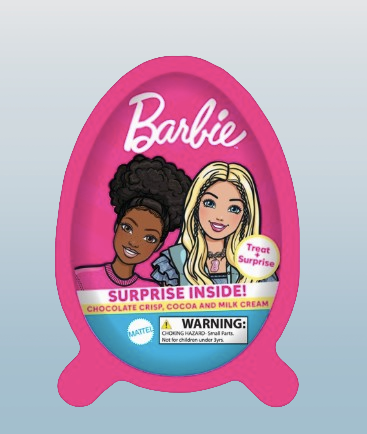 2-Pack Barbie Fun Surprise Egg Candy