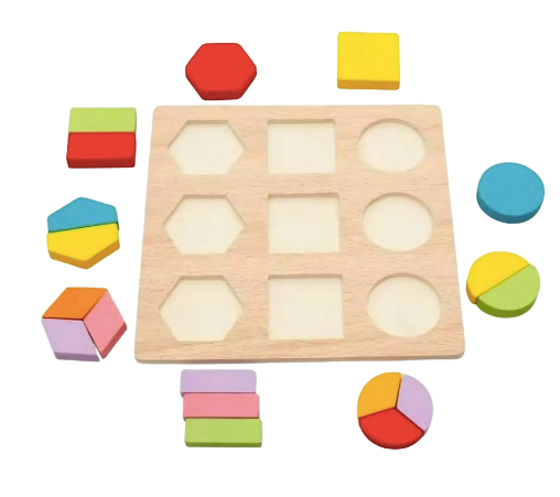 Wooden Shape Sorting Blocks – Early Learning Educational Toy