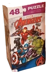 Kids 48-Piece Puzzle – Frozen, Monster Jam, Avengers, Blue's Clues
