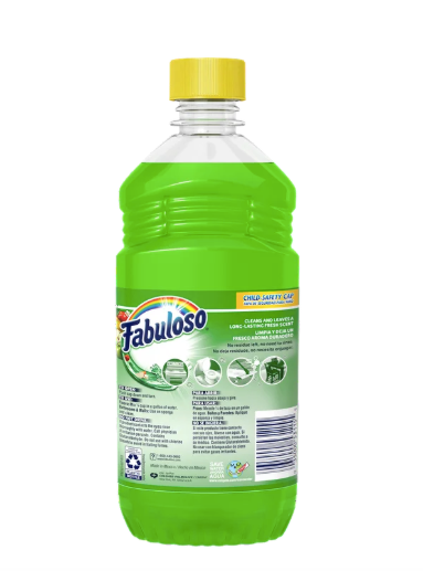 Fabuloso All-Purpose Cleaner – Passion of Fruits Scent, 16.9 oz (500 mL)